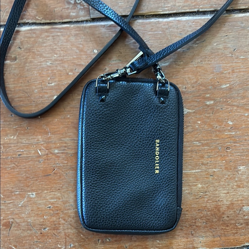 Bandolier Black Crossbody Bag